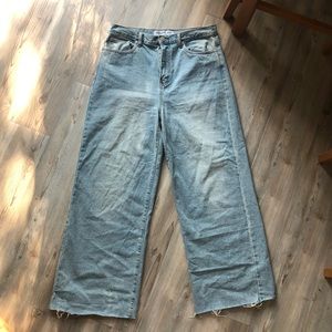 Glamorous wide leg high waisted jeans